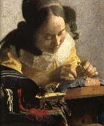 Jan Vermeer Details of The Lacemaker Spain oil painting artist